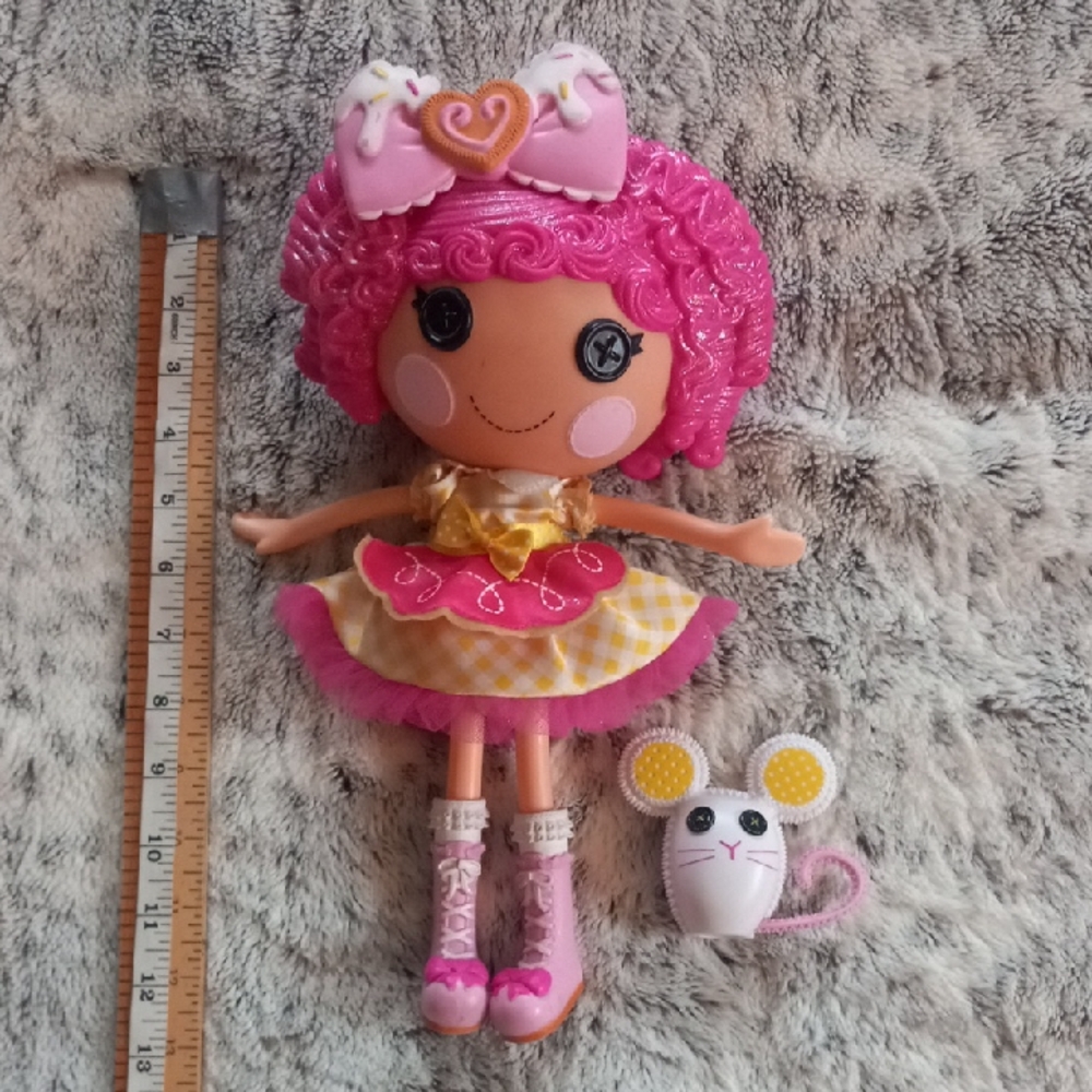 Limited Collectible Lalaloopsy Silly Part Crumbs Sugar Cookie Doll with Mouse